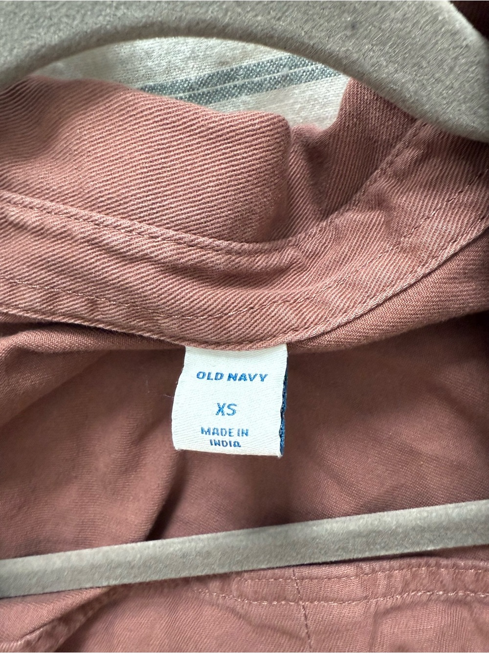 Old Navy Utility Pocket tunic camp shirt in dusty mauve  size xs - Picture 4 of 4